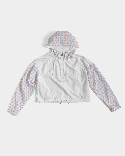 Cohésion / Blanc / Cropped Windbreaker / By Nicola Fatale - Nicola Fatale