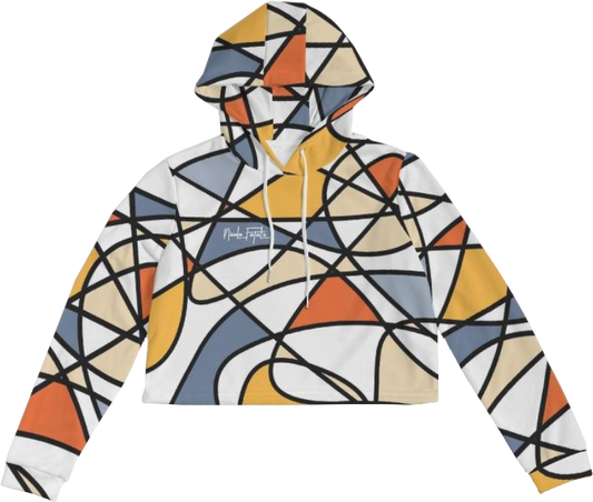 Abstract / Cropped Hoddie / By Nicola Fatale - Nicola Fatale