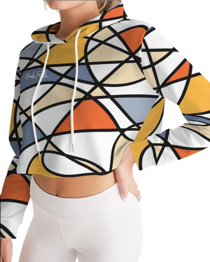 Abstract / Cropped Hoddie / By Nicola Fatale - Nicola Fatale