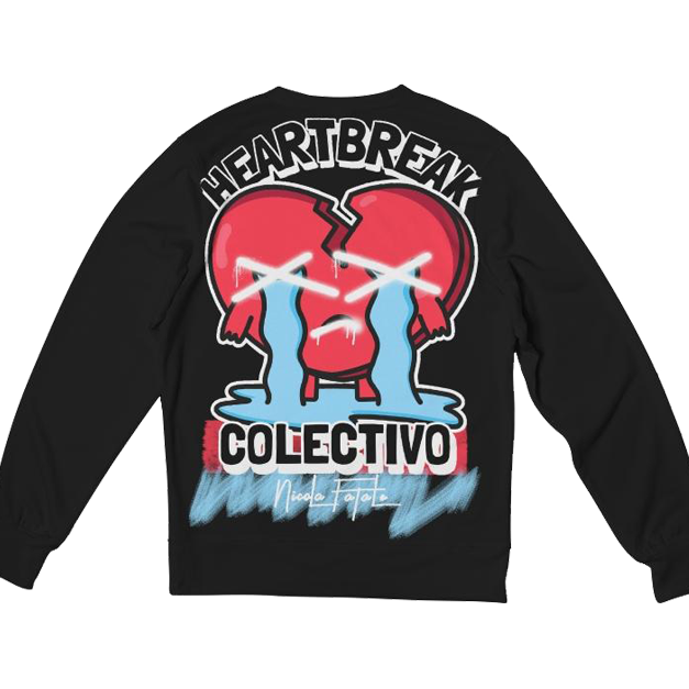 Heartbreak Colectivo / Crewneck / Black / By Nicola Fatale - Nicola Fatale