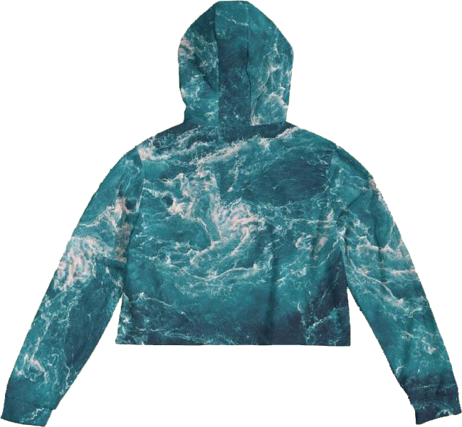 Elements / Water / Cropped Hoodie / By Nicola Fatale - Nicola Fatale