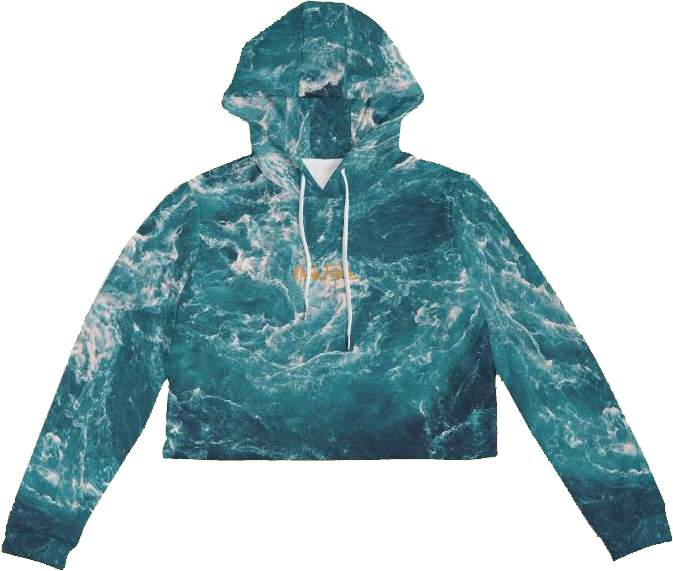 Elements / Water / Cropped Hoodie / By Nicola Fatale - Nicola Fatale