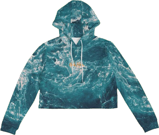 Elements / Water / Cropped Hoodie / By Nicola Fatale - Nicola Fatale