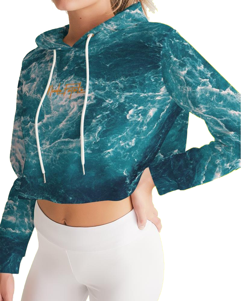 Elements / Water / Cropped Hoodie / By Nicola Fatale - Nicola Fatale