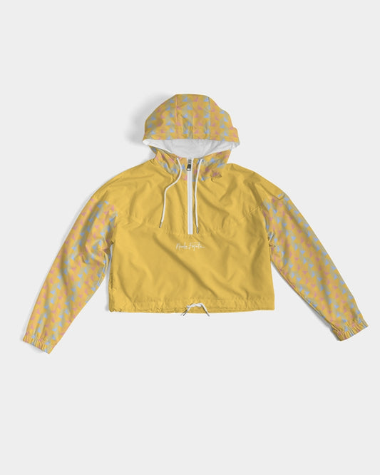 Cohésion / Jaune / Cropped Windbreaker /By Nicola Fatale - Nicola Fatale