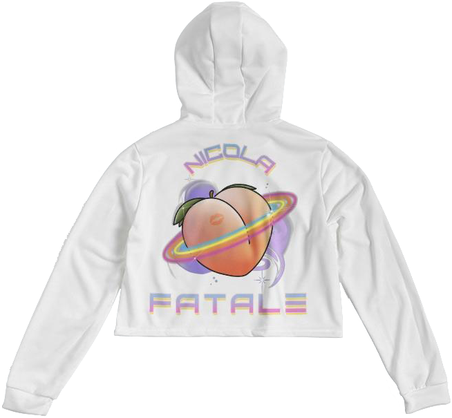 ButtPlanet / Cropped Hoodie / By Nicola Fatale - Nicola Fatale